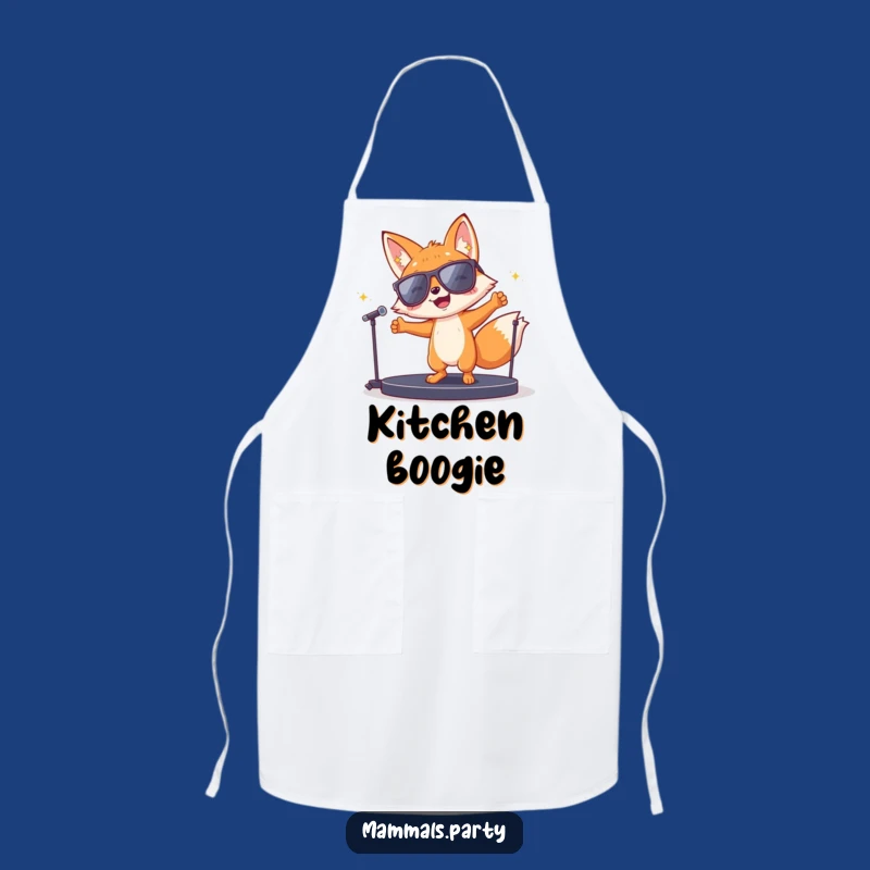 Funny Fox DJ Apron: Spin Some Laughs in the Kitchen with this Fun Gift