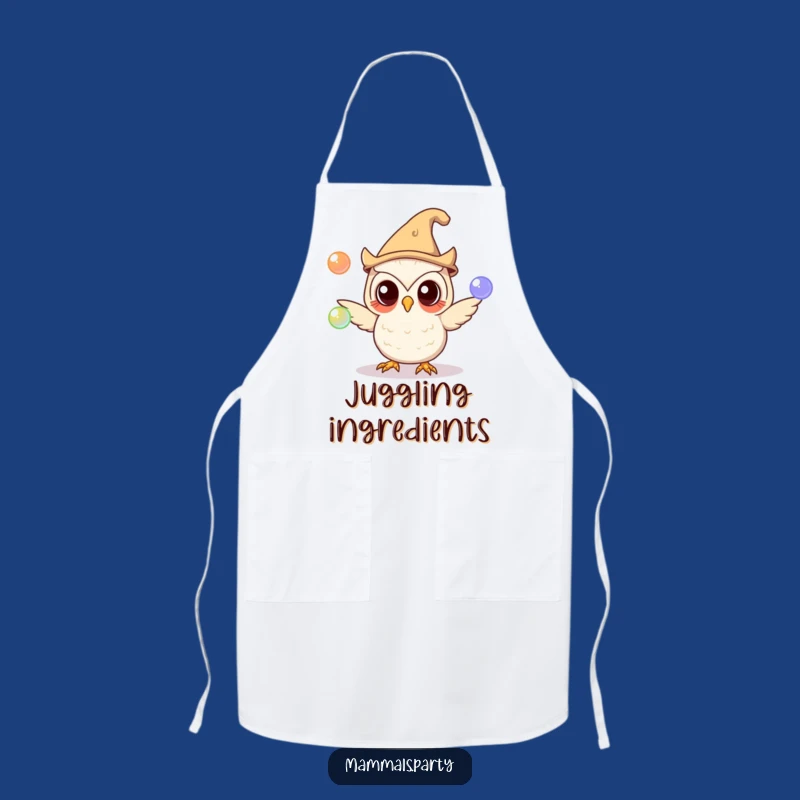 Funny Owl Chef Apron: Cook Up Magic with this Whimsical Kitchen Gift