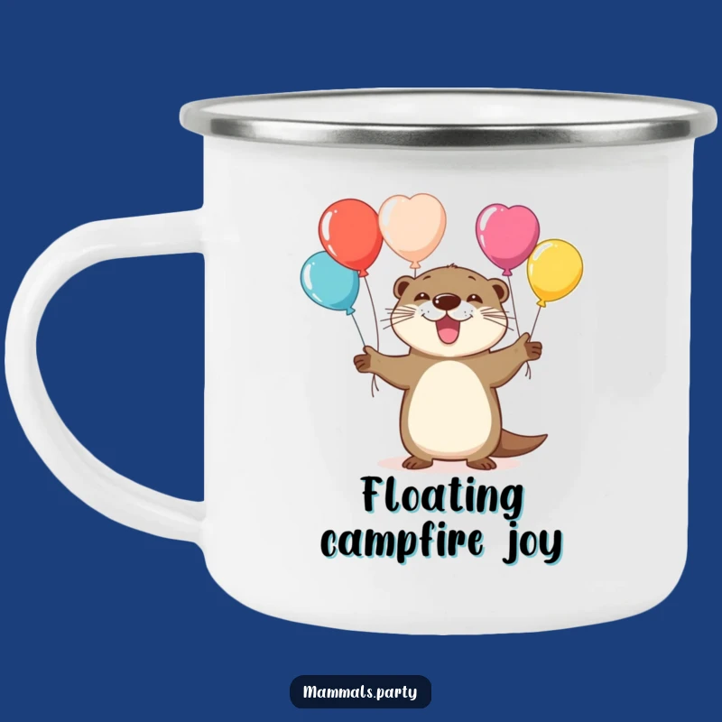 Funny Juggling Otter Campfire Mug: Hilarious Outdoor Gear for Playful Adventures