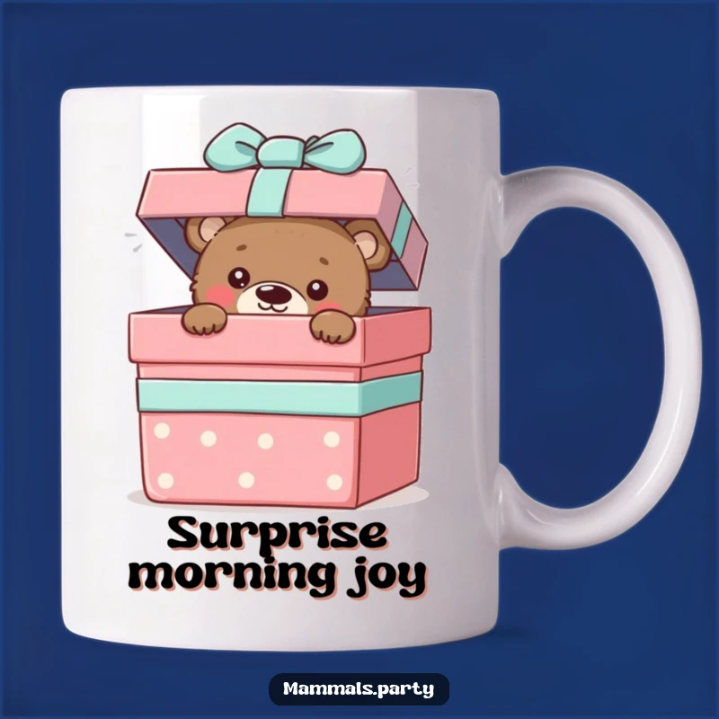 Funny Bear Cub Surprise Mug - Hilarious Gift Reveal for Curious Souls
