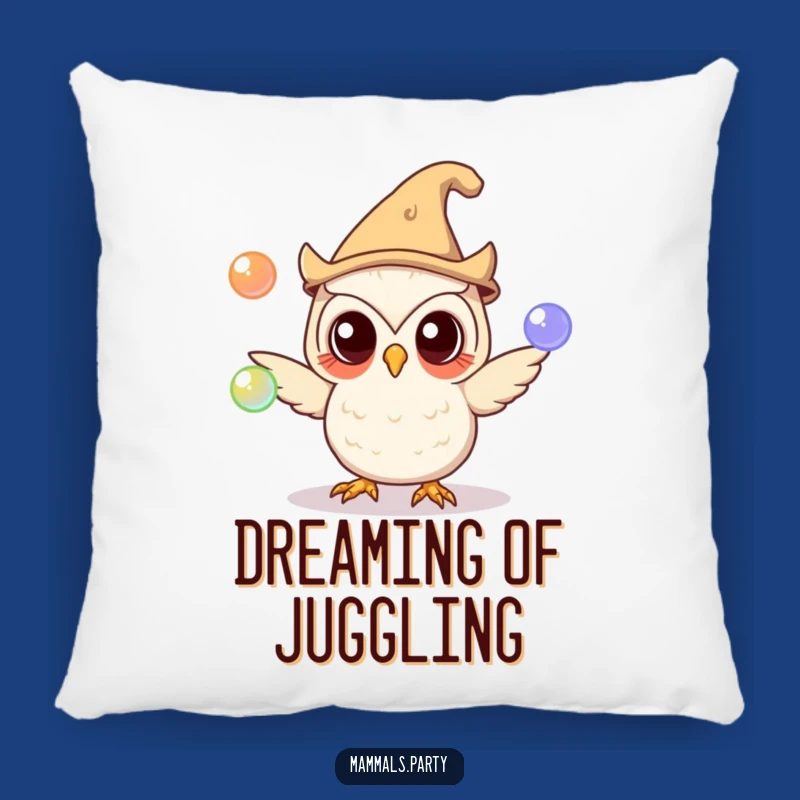 Cuddle with Curiosity: Funny Owl Juggling Pillow for Cozy Enchantment