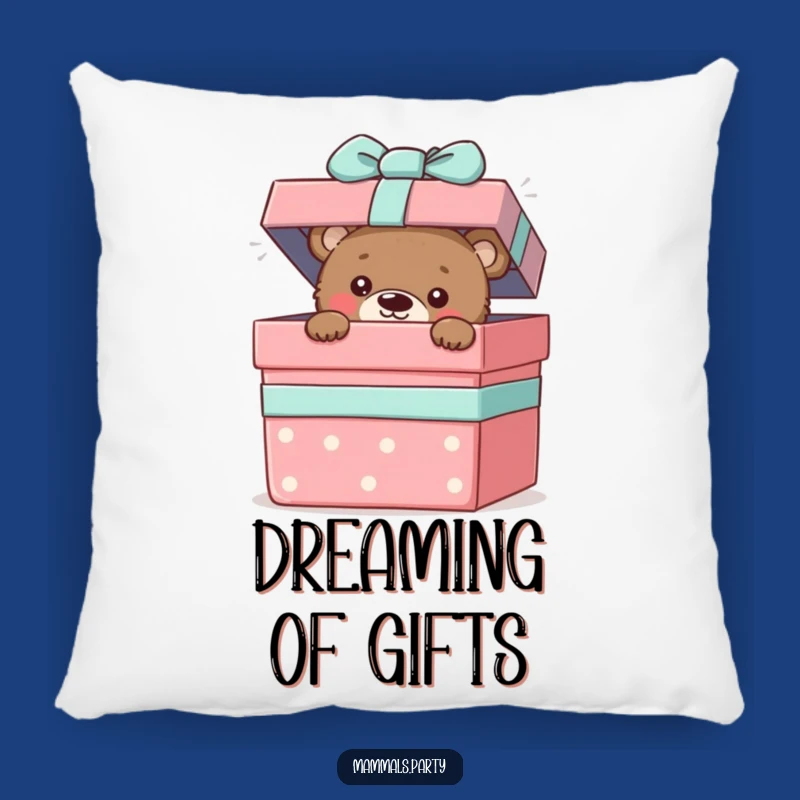 Funny Bear Cub Peek Pillow - Soft & Humorous Comfort for Curious Minds