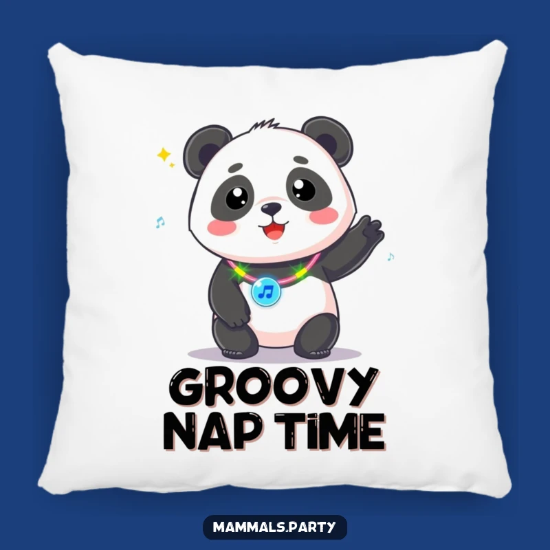 Cuddly Funny Kawaii Panda Music Necklace Pillow - Soft Comfort Gift