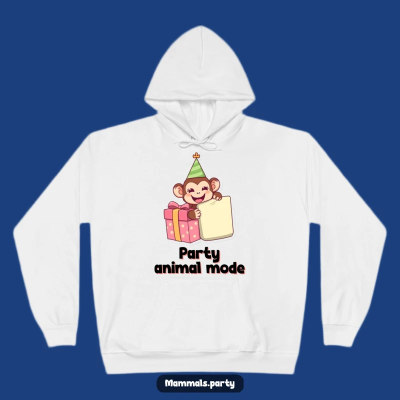 Funny Monkey Hoodie - Cozy Party Unwrapping, Warm & Hilarious Gift