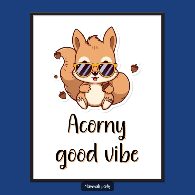 Free Printable DJ Squirrel Wall Art: Funny Downloadable Decor for Your Home!