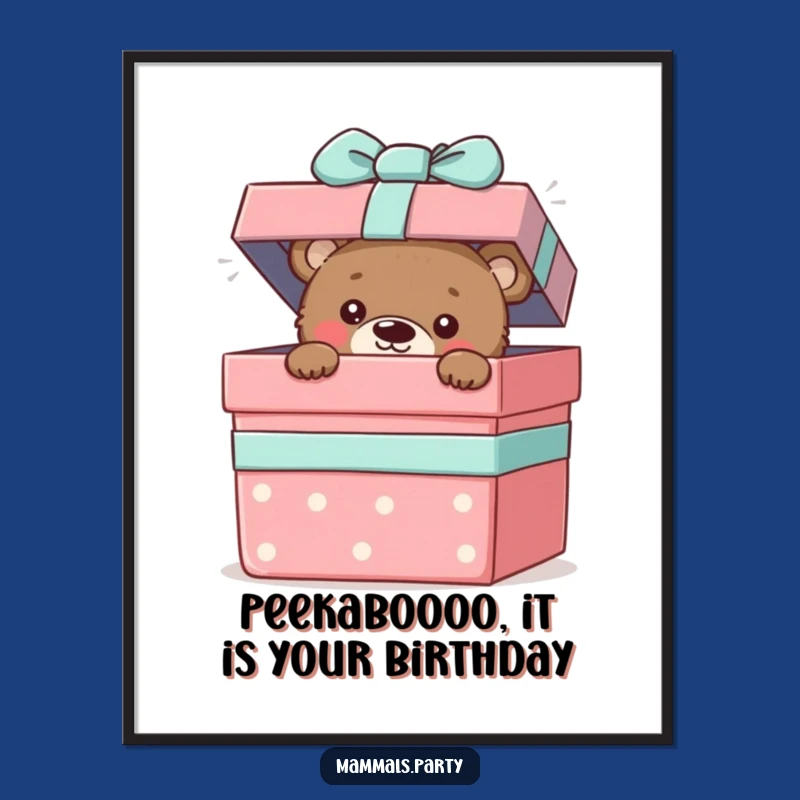 Free Printable Bear Cub Wall Art Funny Downloadable Decor Gift