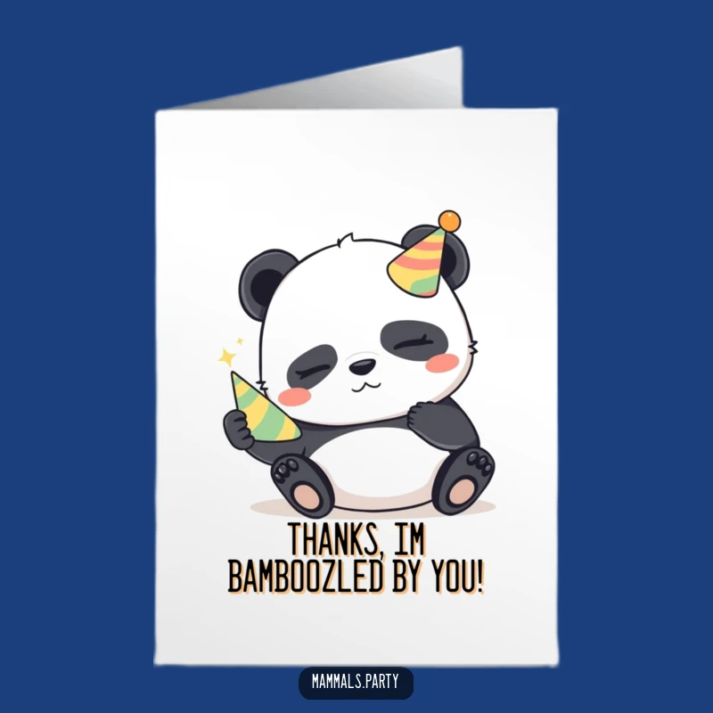 Free Printable Panda Thank You Card: Sleepy Surprise Downloadable