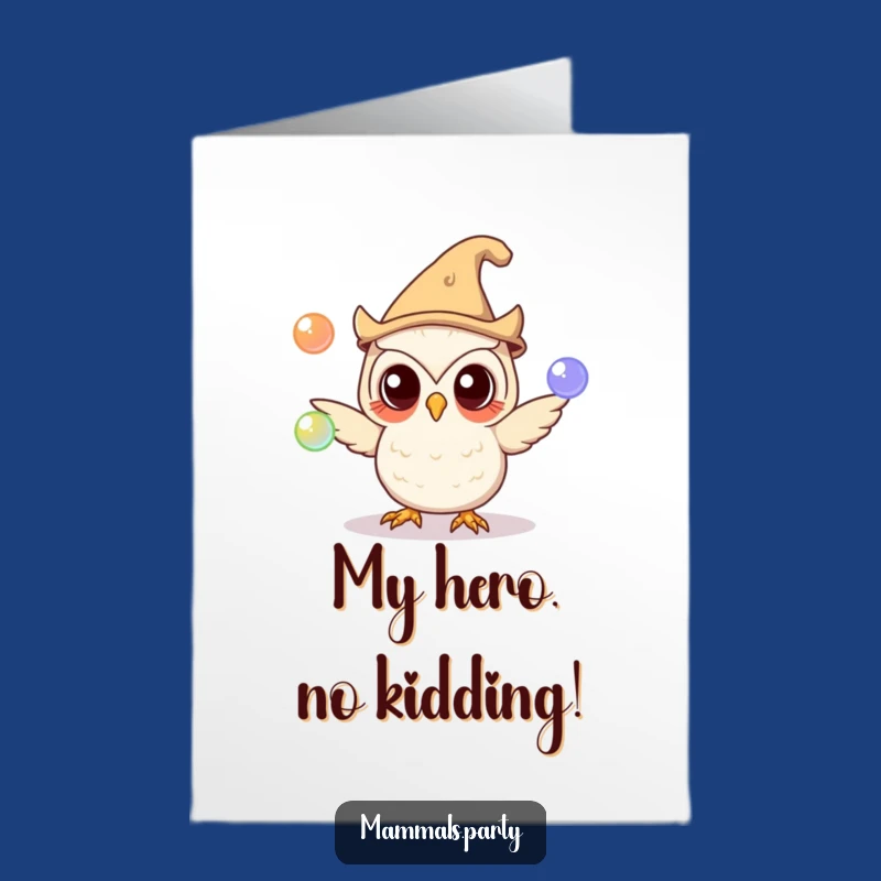 Free Printable Thank You Card: Owl's Glowing Thanks - A Unique Downloadable Expression!