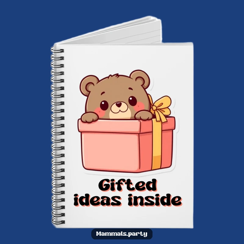 Funny Bear Peeking Gift Notebook: Hilarious Journal for Curious Ideas