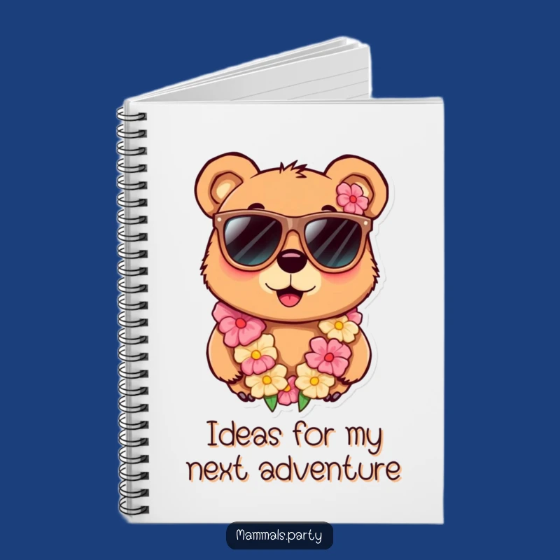 Funny Bear Sunglasses Notebook: Hilarious Journal, Perfect Gift for Writers