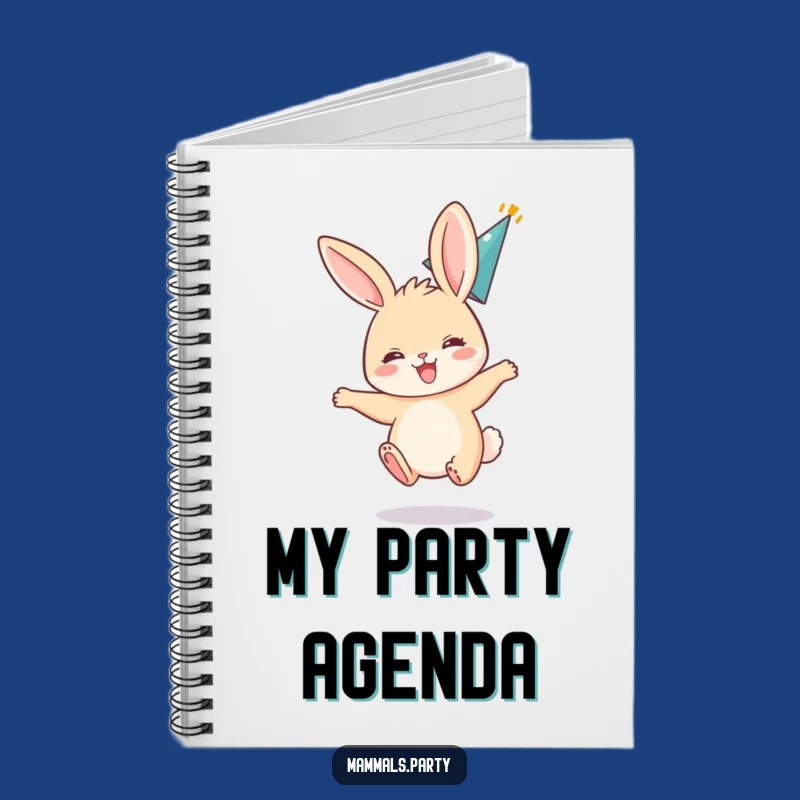 Funny Bunny Notebook: Party Hopper - Journal for Festive Notes
