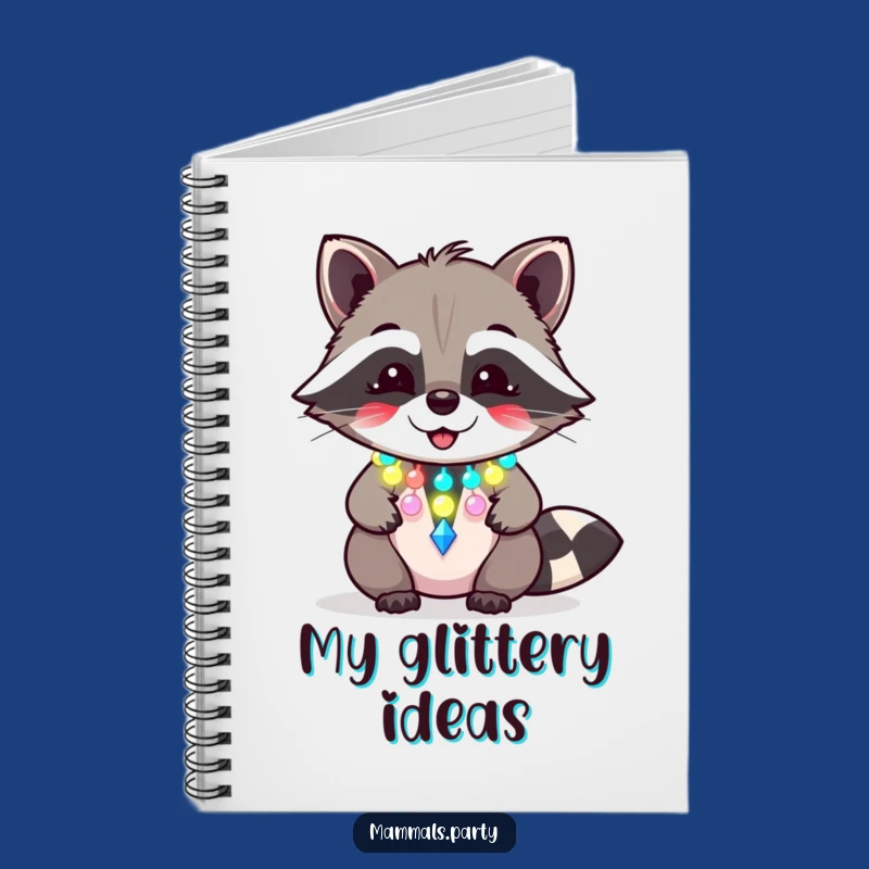 Funny Raccoon Party Notebook: Giggling Rager for Jotting Fun