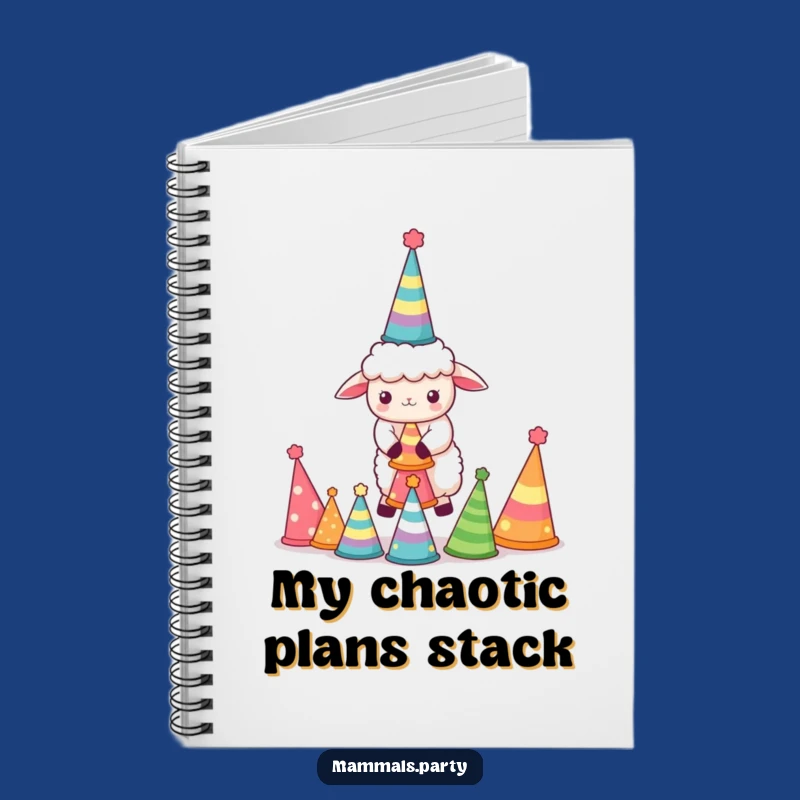 Funny Sheep Notebook: Kawaii Party Balancer, Journal Gift for Festive Ideas