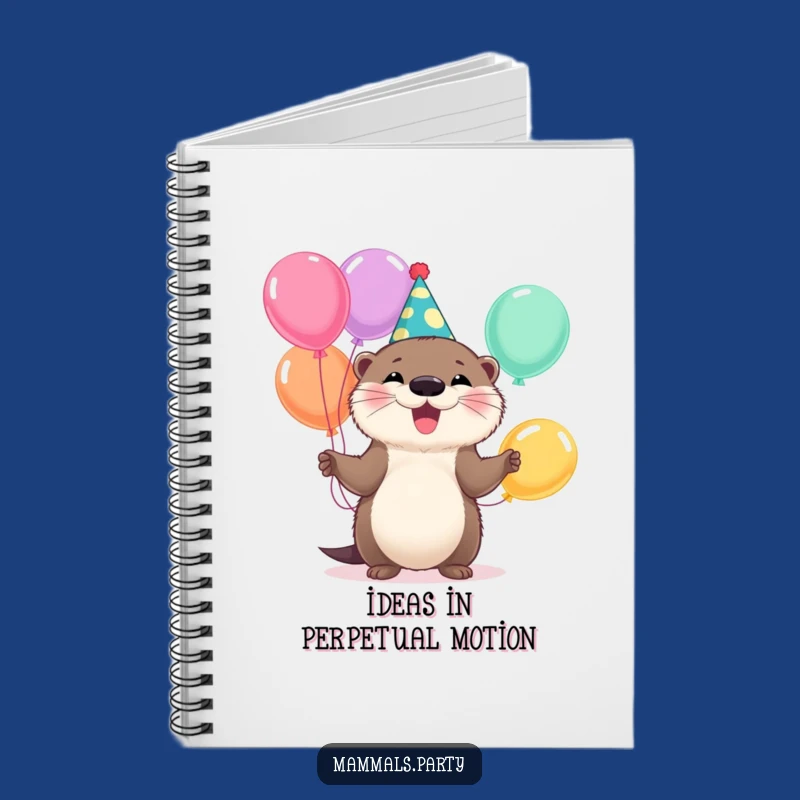 Funny Otter Party Notebook: Jot Down Ideas with This Juggling Animal Journal