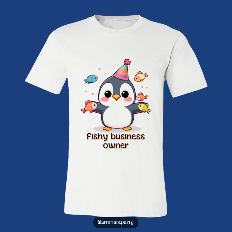 Funny Penguin Party T-Shirt: Juggling Laughs with Style