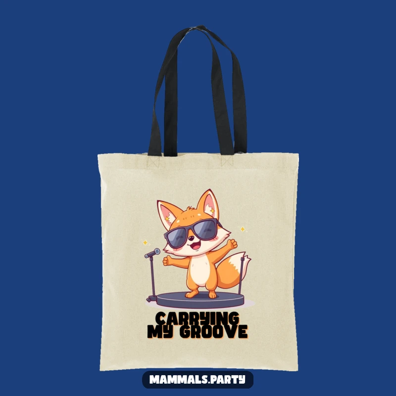 Funny Fox Dance Tote Bag: Carry Your Moves in Style with this Fun Gift
