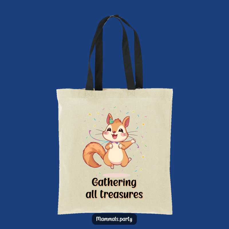 Funny Squirrel Party Tote Bag: Carry Your Excitement with This Jumper